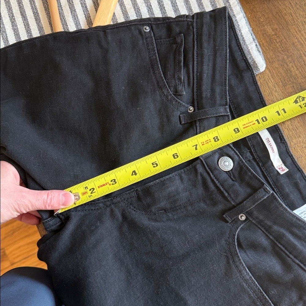 Levi’s 711 Classic Black Women's Jeans 29 - Picture 7 of 8